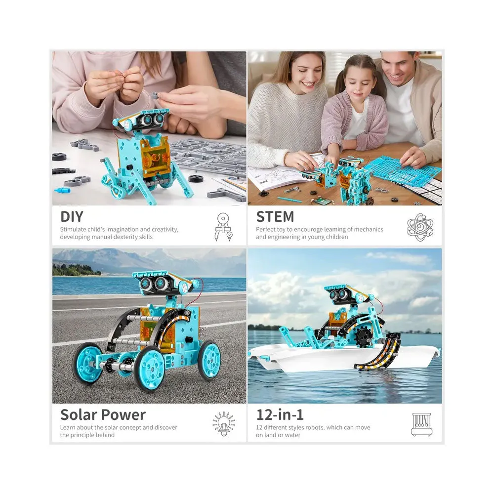 12 ways to build a solar robot - Build Amazing - stem kit
