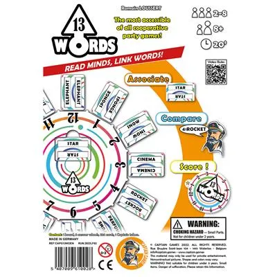 13 Words Board Game