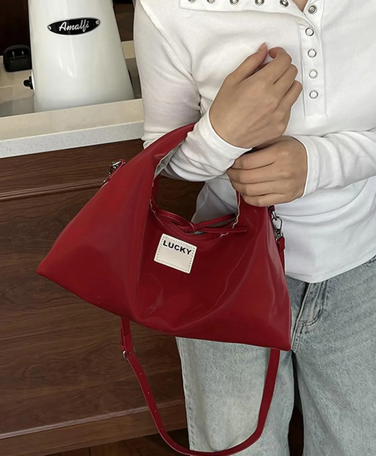 2025 Stylish PU Leather Tote Bag Women Crossbody Everyday Satchel Style Handbags Clutch