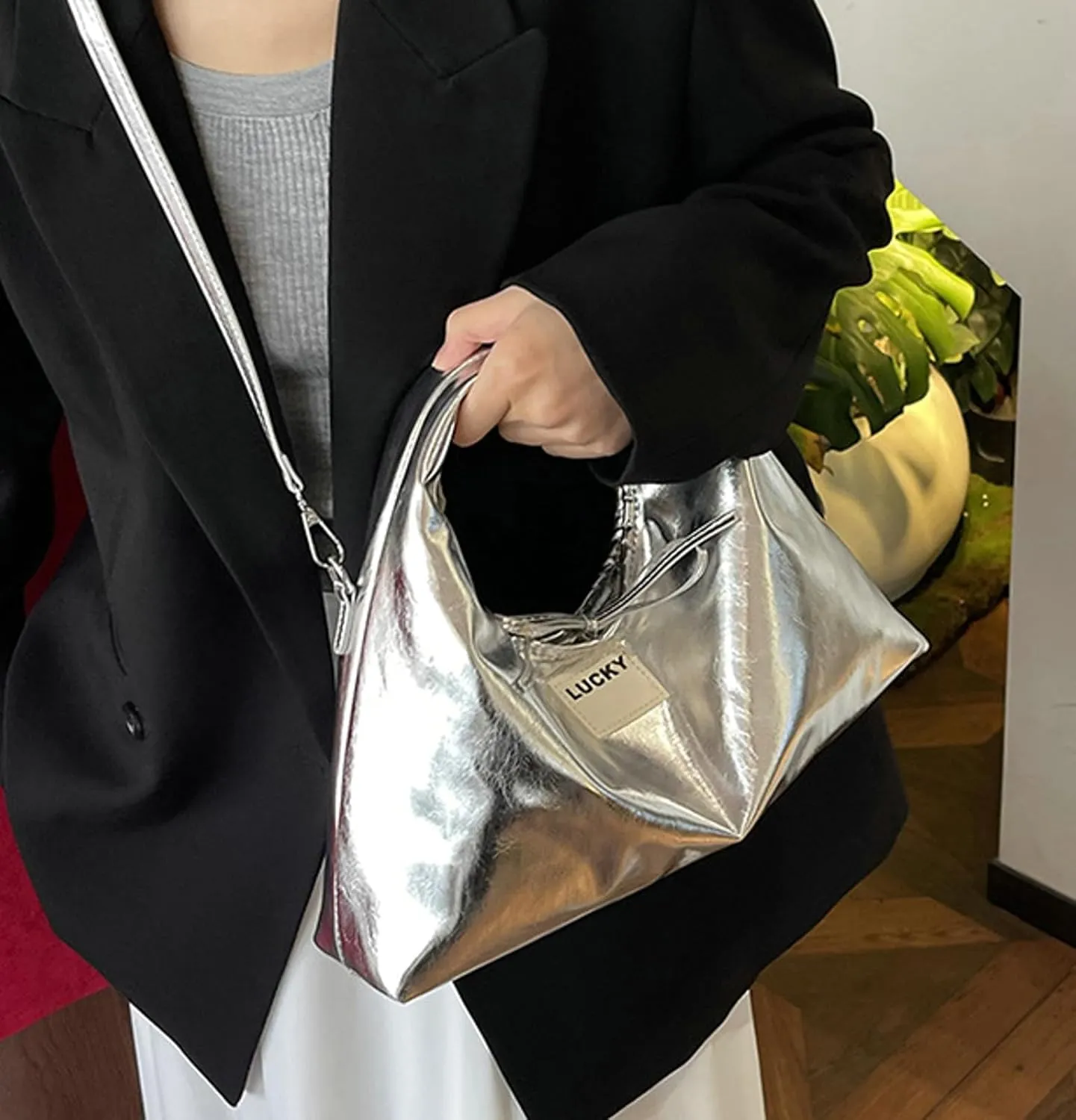 2025 Stylish PU Leather Tote Bag Women Crossbody Everyday Satchel Style Handbags Clutch