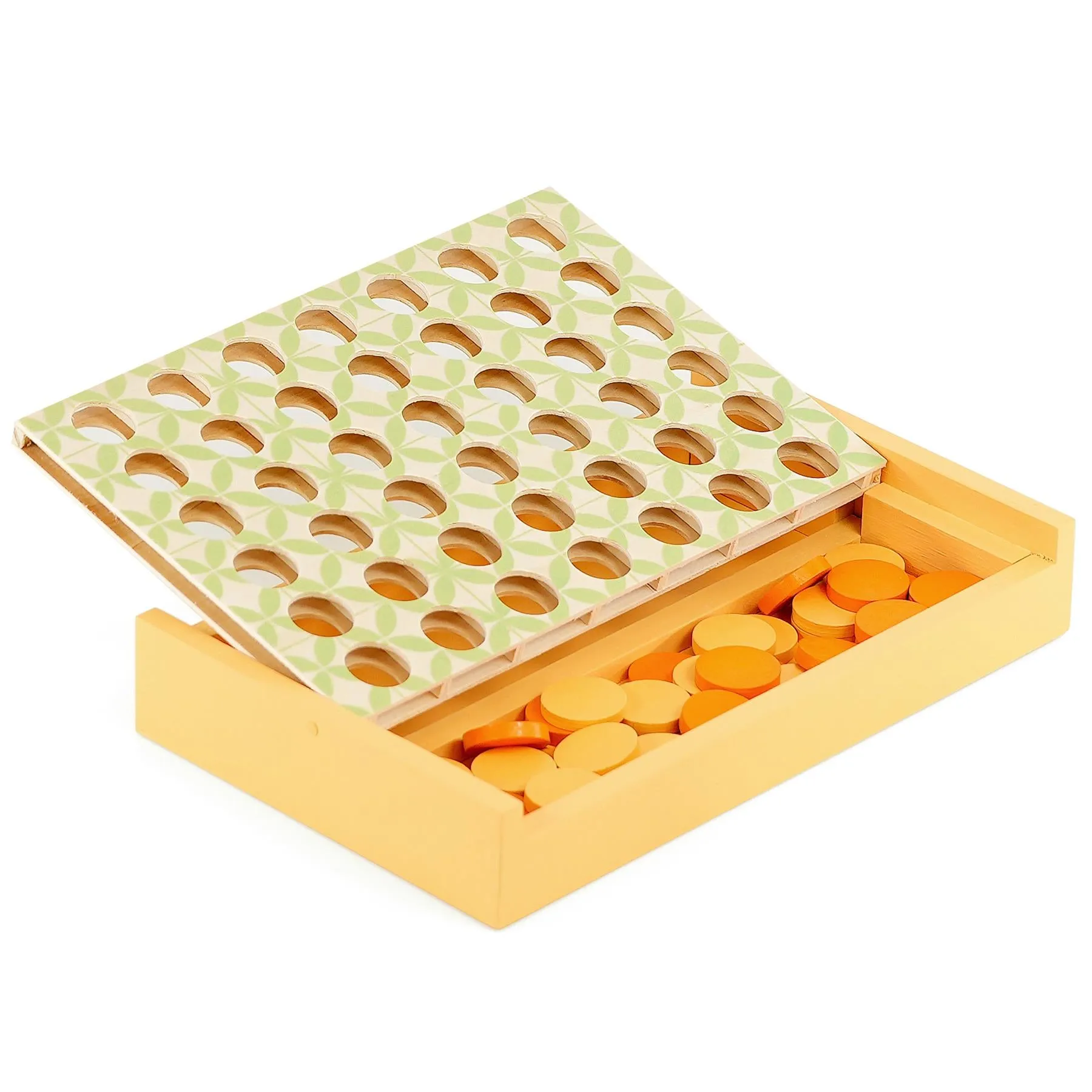 4 In A Row Classic Wooden Board Game