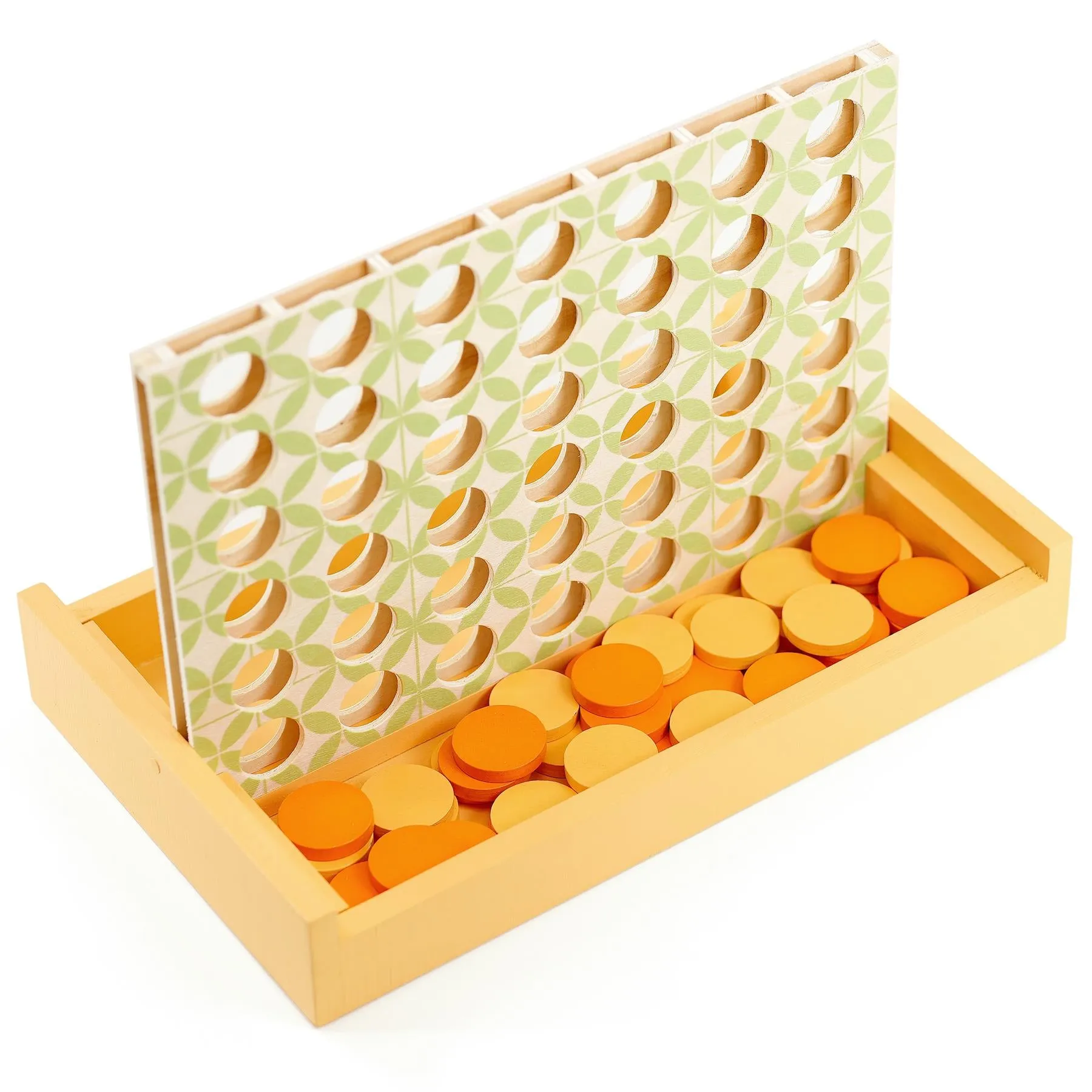 4 In A Row Classic Wooden Board Game