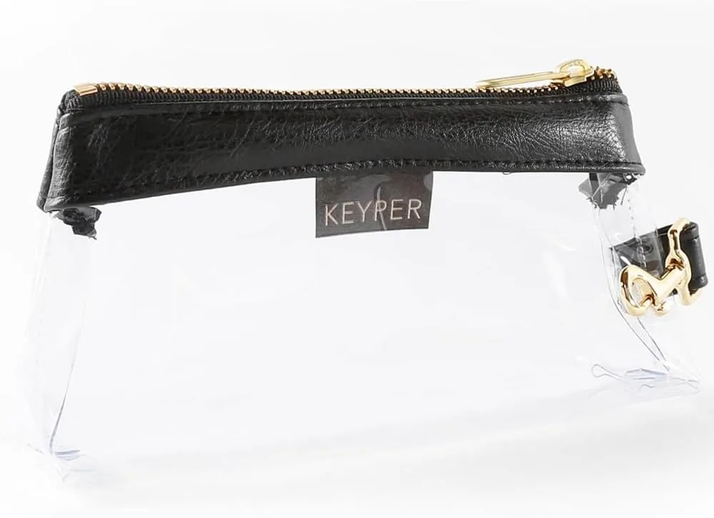 4-Piece Wristlet Set - Key Ring Bracelet & 3 Womens Bags Womens Faux Leather Purses & Handbags Classic Clutch Purse