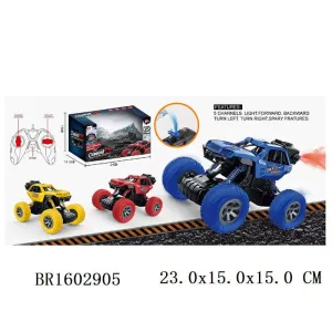 5 Channel Off-Road Remote Control Stunt Car with Spray Assorted | 1 Pc