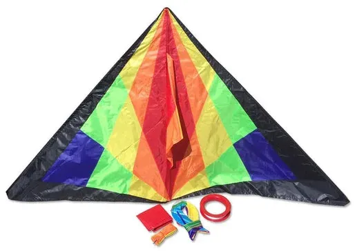 6.5 Foot Festive Sky Delta Kite Package