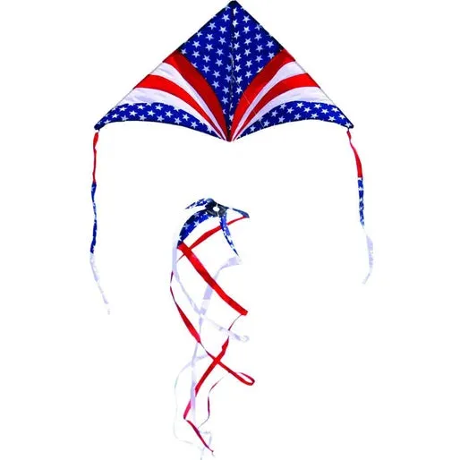 6.5 Foot Festive Sky Delta Kite Package