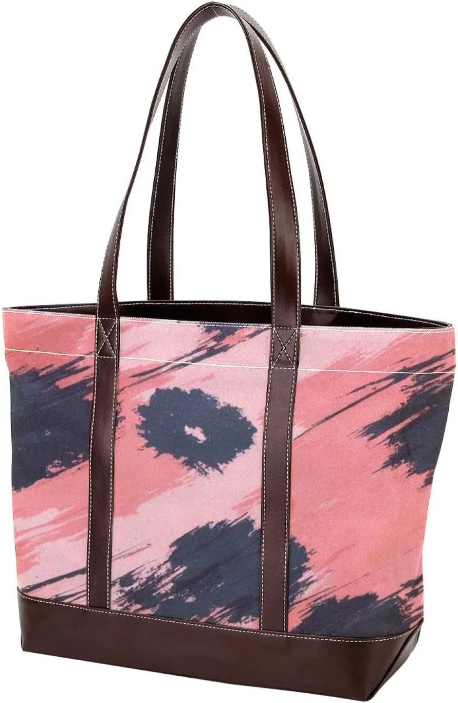 Abstract Art-169 Tote Bags Durable Leather Canvas Purses and Handbags for Women Top Handle Shoulder Satchel Hobo Bags
