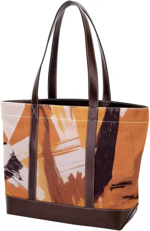 Abstract Art-178 Tote Bags Durable Leather Canvas Purses and Handbags for Women Top Handle Shoulder Satchel Hobo Bags