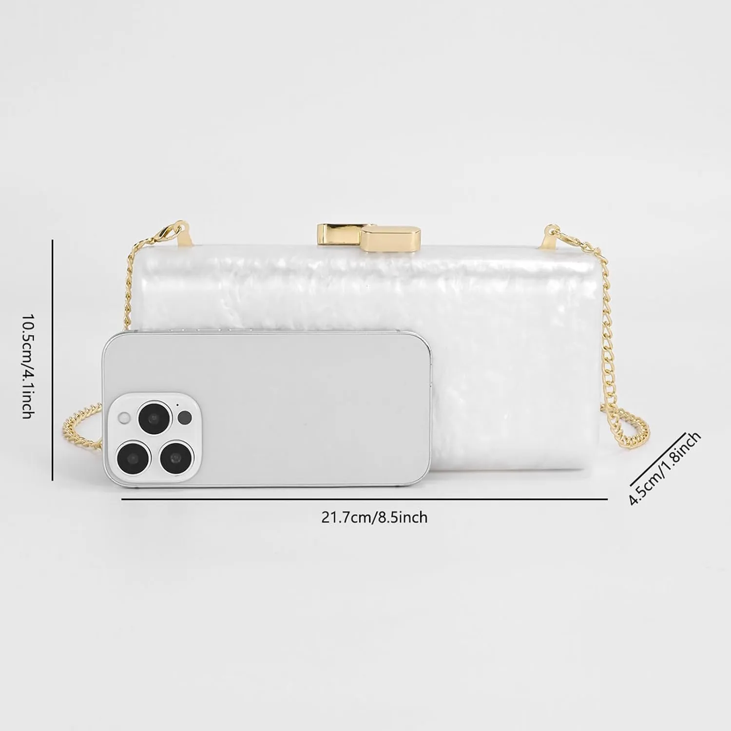 Acrylic Clutch Purse,Shell Wedding Guest Dresses For Women Pearl Handbag Bride Evening Clutches Shoulder Crossbody