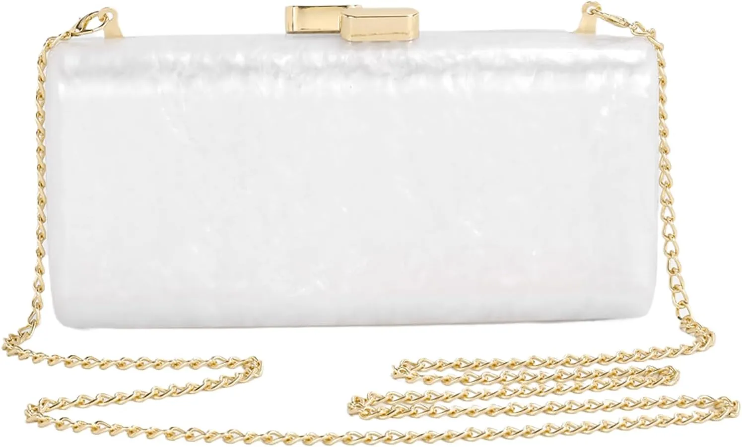 Acrylic Clutch Purse,Shell Wedding Guest Dresses For Women Pearl Handbag Bride Evening Clutches Shoulder Crossbody