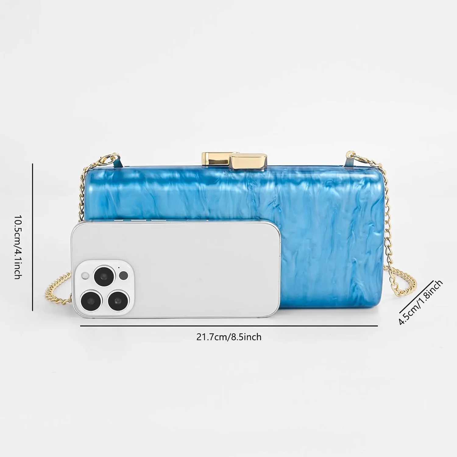 Acrylic Clutch Purse,Shell Wedding Guest Dresses For Women Pearl Handbag Bride Evening Clutches Shoulder Crossbody