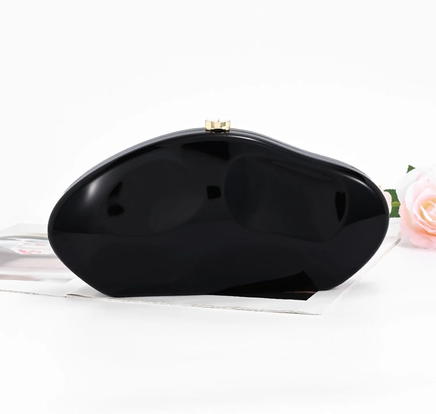 Acrylic Clutch Purse,Womens Wedding Guest Dresses For Women Handbag Bride Evening Clutches Cocktail Chain Mini Sexy Novelty