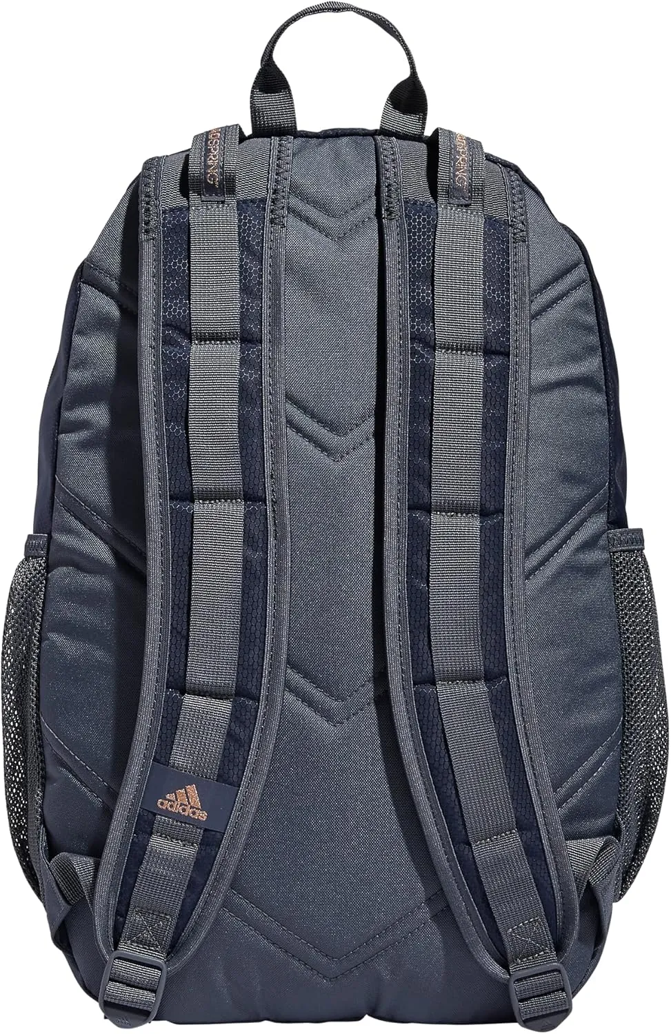adidas Excel Backpack, Durable Large Athletic Laptop Bag, Shadow Navy/Onix Grey/Rose Gold, One Size