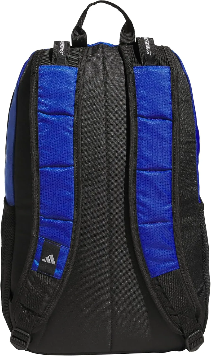adidas Excel Backpack, Durable Large Athletic Laptop Bag, Team Royal Blue/Black/Silver Metallic, One Size