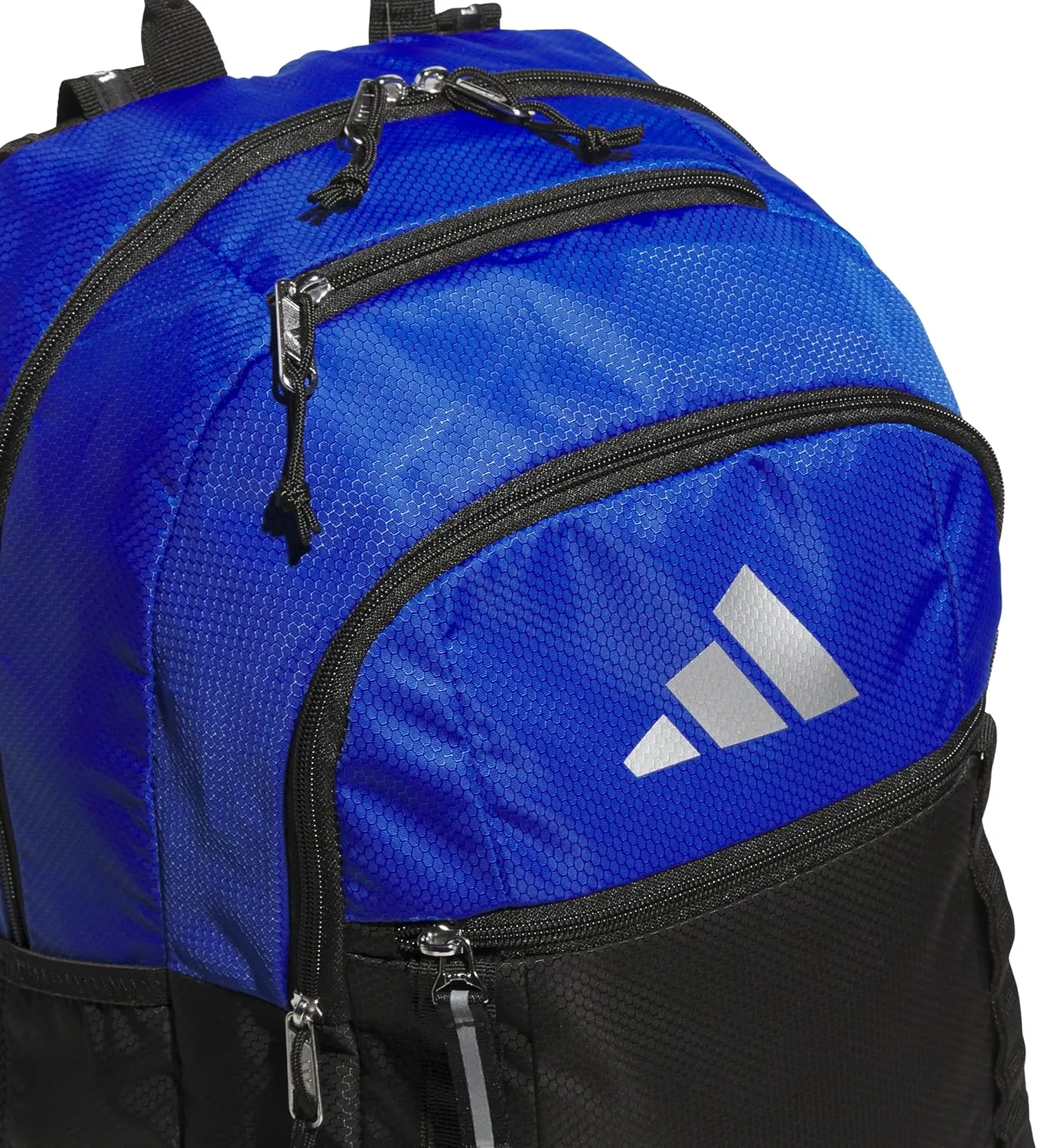 adidas Excel Backpack, Durable Large Athletic Laptop Bag, Team Royal Blue/Black/Silver Metallic, One Size