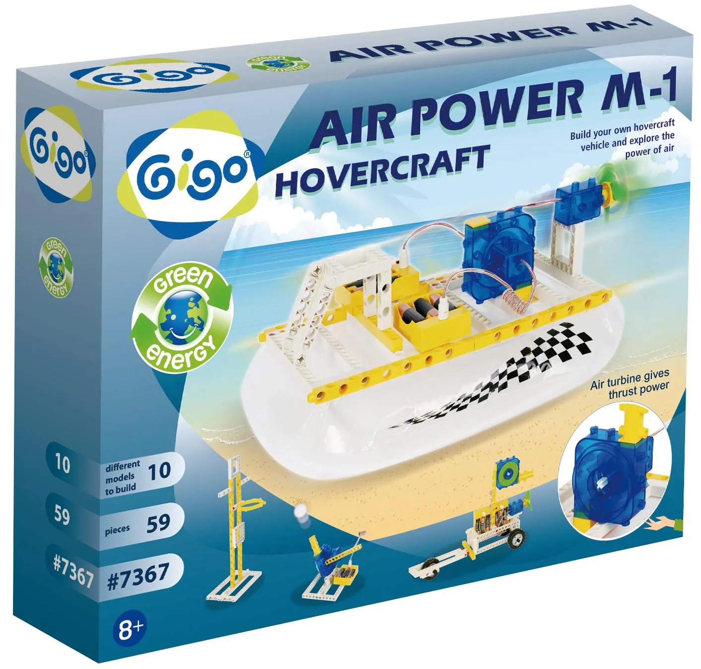 Air Power M-1 Hovercraft 59pc