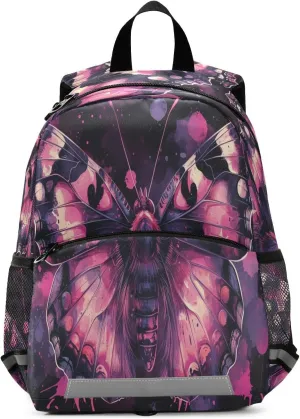 ALAZA Watercol Artistic Butterfly Toddler Backpack for Boys Girls Preschool Bag