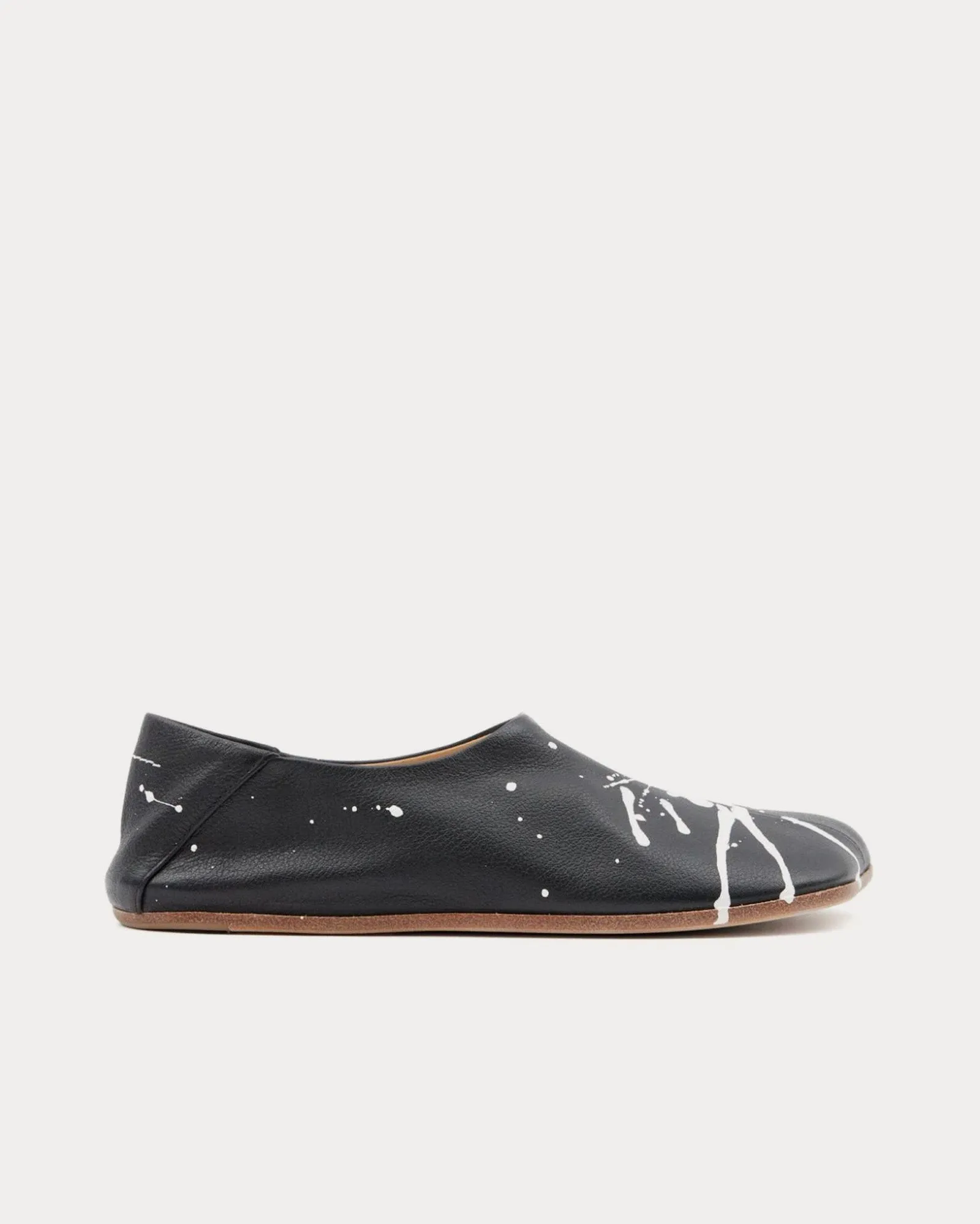 Anatomic Babouches Black / Bright White Slip Ons