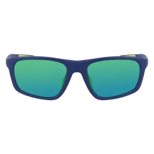 Angular Rectangle Sunglasses - Navy