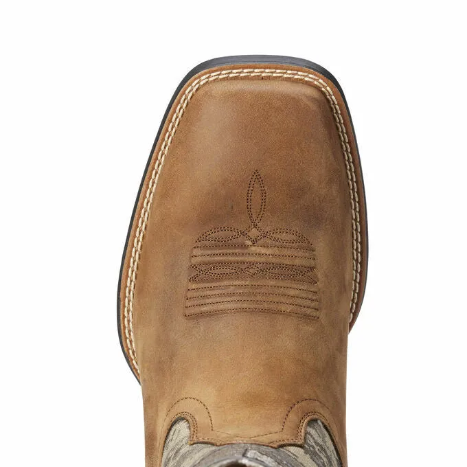 Ariat Sport Patriot Distressed Brown Camo Western Boot 10023359