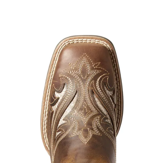 Ariat® Women's "Round Up Bliss" Western Boot - Sassy Brown