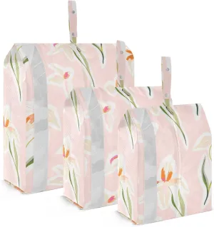 Artistic Flowers Packing Cubes for Travel, Lightweight Travel Packing Organizers Luggage Bags for Travel Accessories Travel Essentials