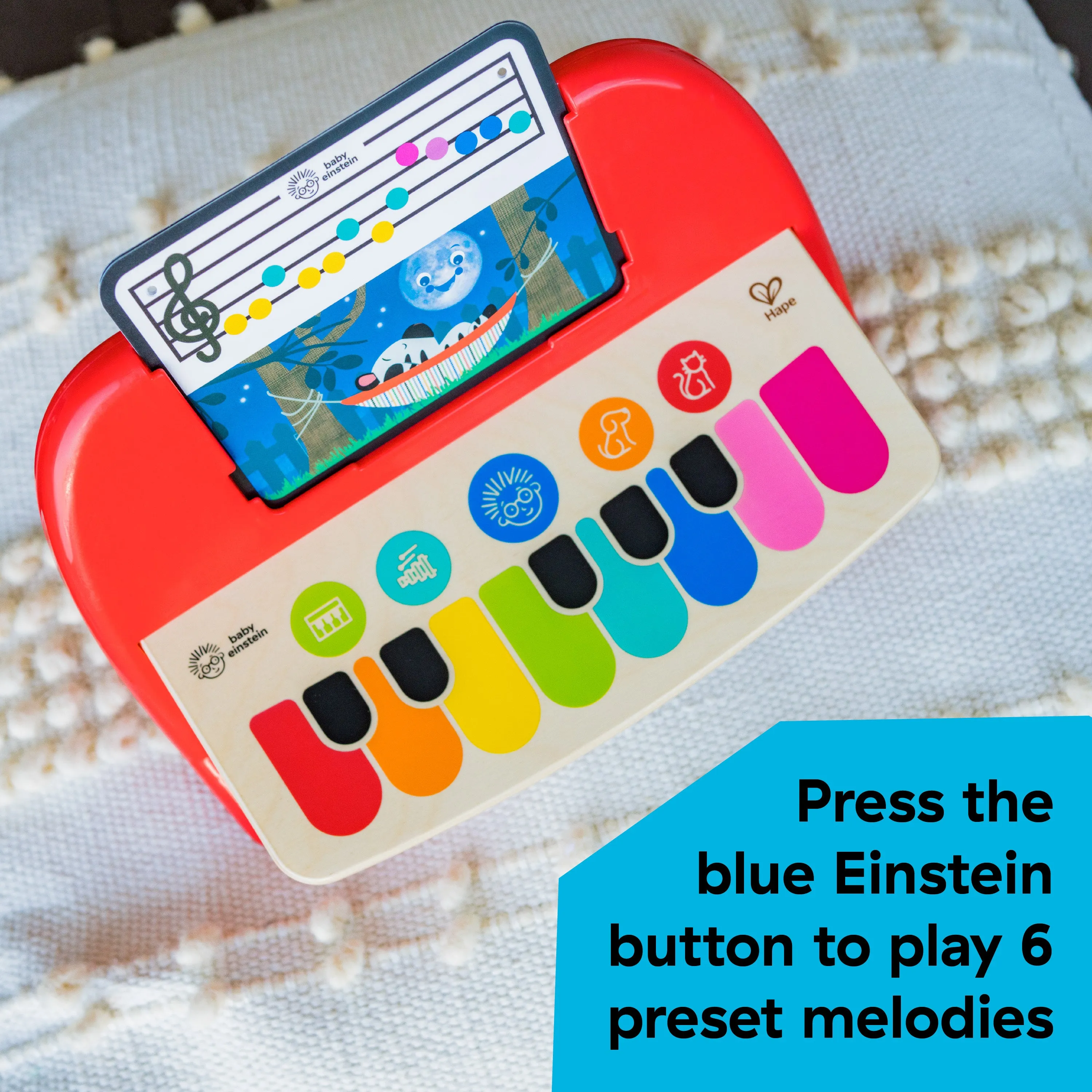 Baby Einstein Cals First Melodies Magic Touch Piano Wooden Musical Baby Toy