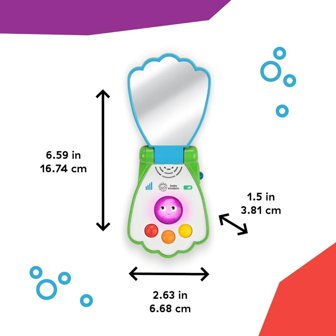 Baby Einstein Ocean Explorers Shell Phone Musical Toy 6M 