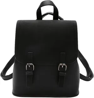 Backpack for women Fashion Girl Style Travel Shouder Bag Backpacks Female Bags Lady (Black)