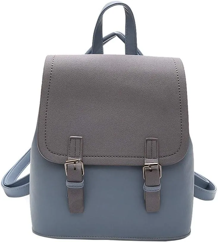 Backpack for women Fashion Girl Style Travel Shouder Bag Backpacks Female Bags Lady (Blue)