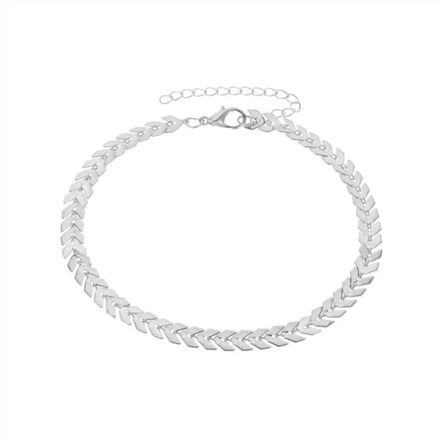 Beach Anklet Rhinestone Tassel Foot Leg Bracelet Women