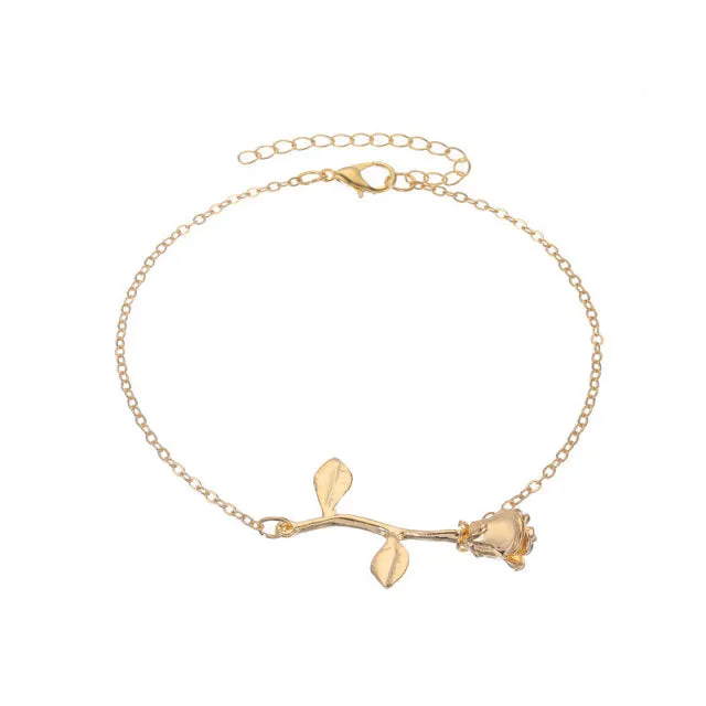 Beach Anklet Rhinestone Tassel Foot Leg Bracelet Women