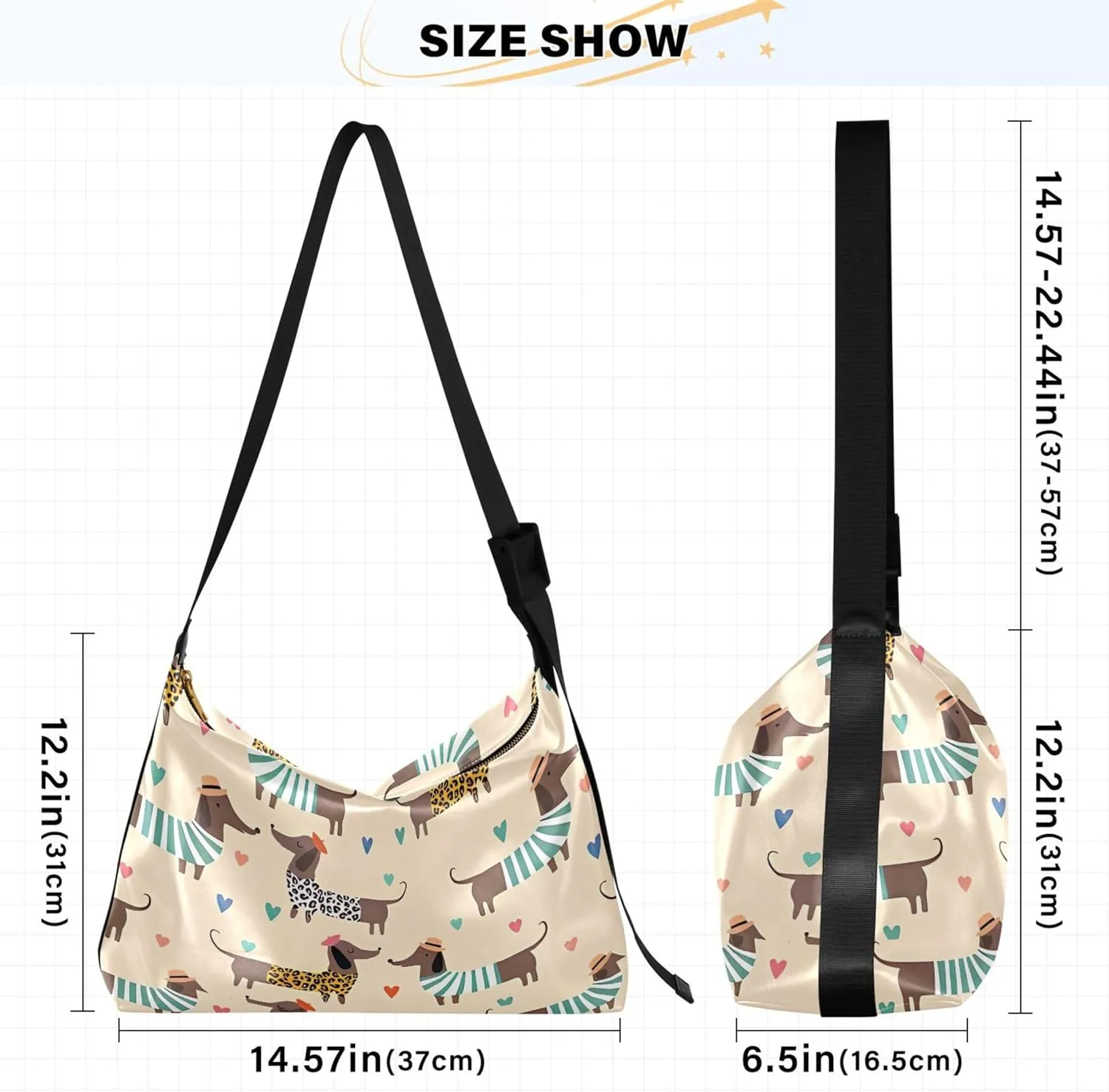 Bear Panda Polar Black White PU Leather Western Purse Hobo Large Crossbody Bags Floral Animal Print Women Bag