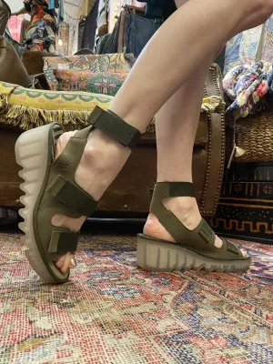 Bech Cupido Velcro Sandal - Khaki