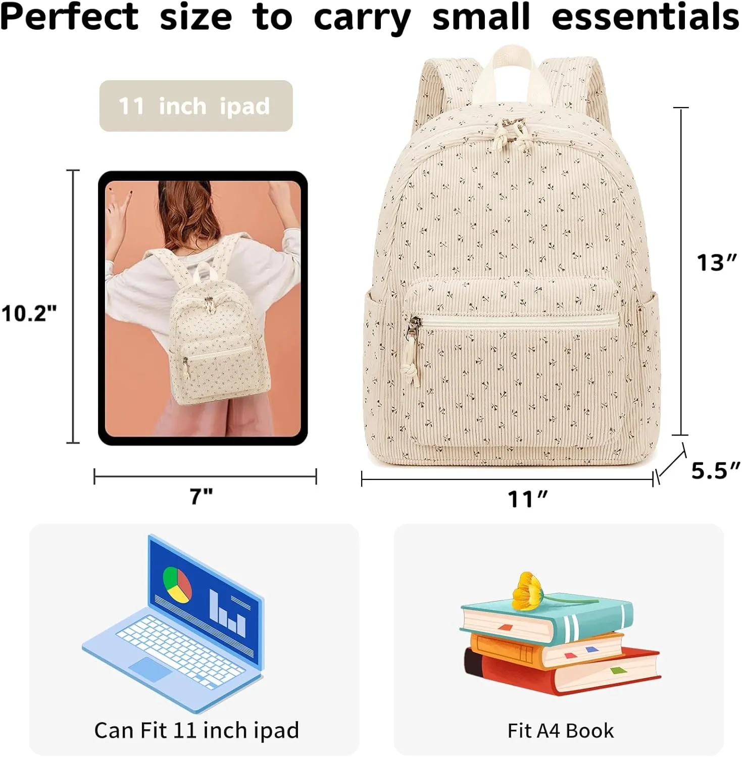 Bluboon Mini Backpacks for Girls Toddler Backpack Purse School Bookbag Kawaii Backpack Women