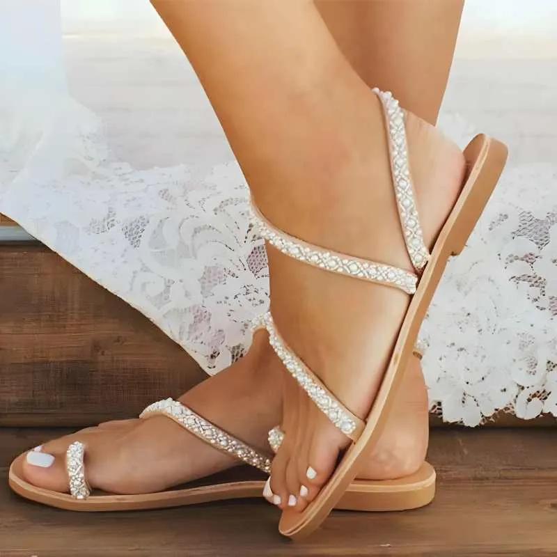 Bohemian Rhinestone Sandals