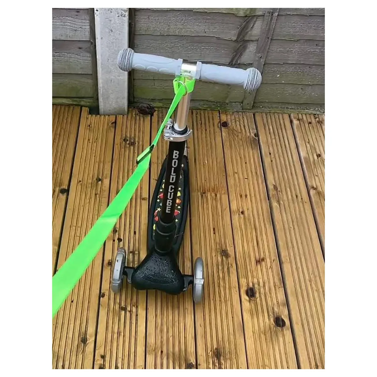 Boldcube Scooter Pull Strap Neon Green