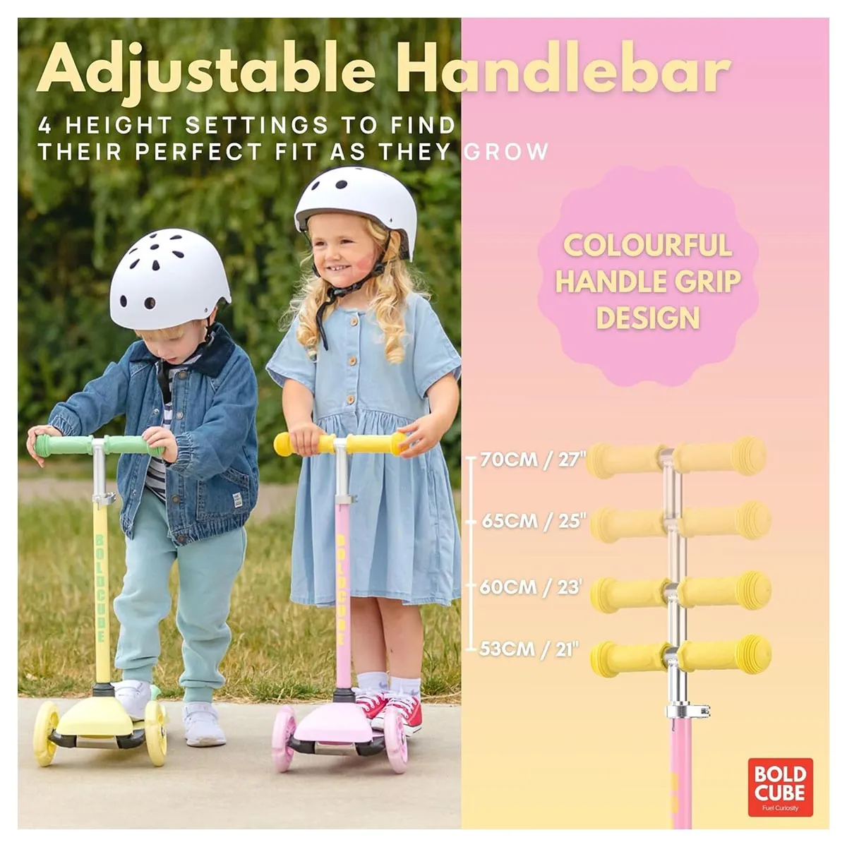 Boldcube Teeny 3 Wheel Scooter Pink
