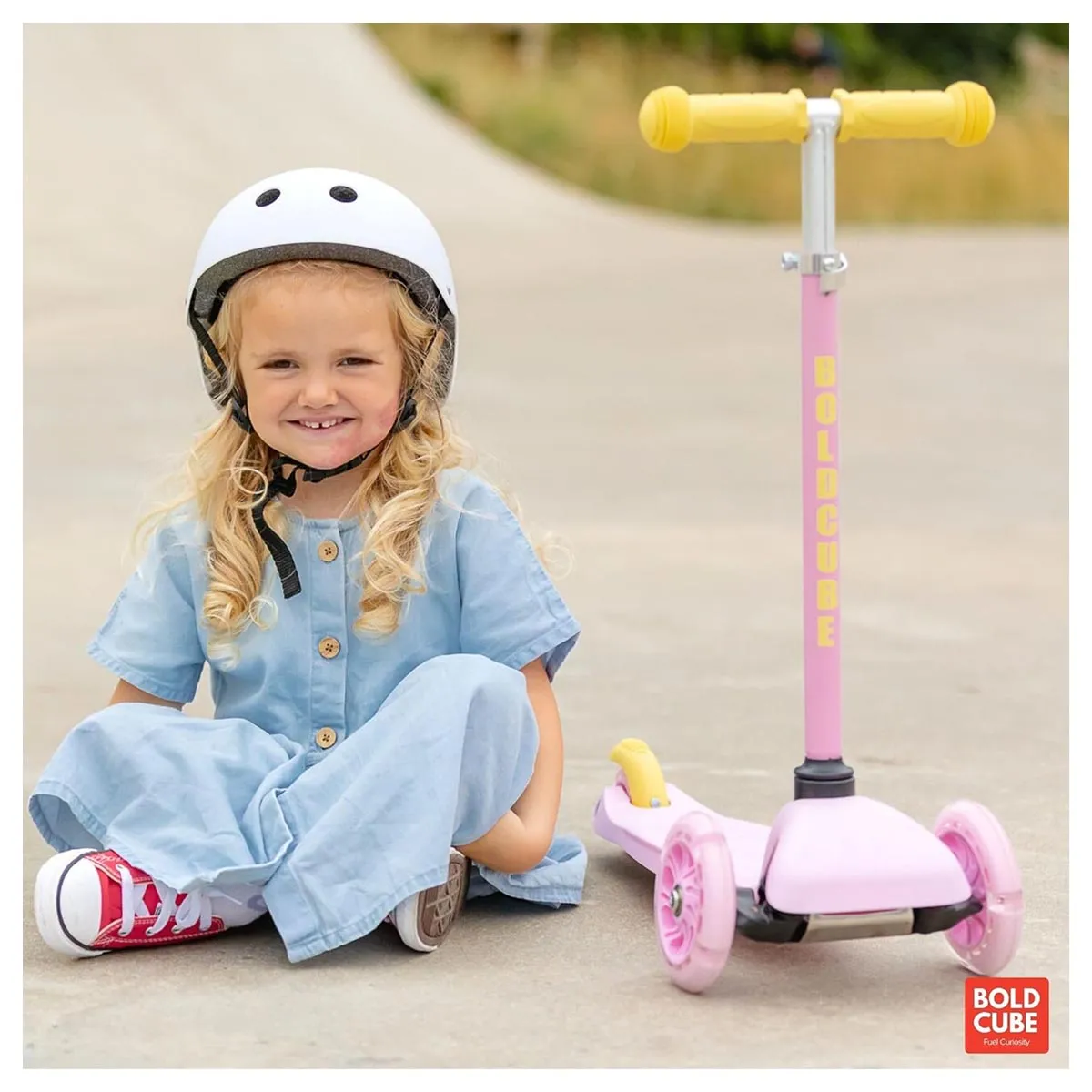 Boldcube Teeny 3 Wheel Scooter Pink