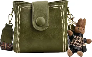 Bootara Bucket Bag, Vintage Retro Small Water Bucket Bag, with Adjustable Wider Shoulder Strap, Spacious Travel Tote,