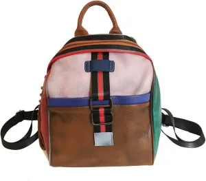 Boston Bag Genuine Leather Colorful Women's Shoulder Bags Retro Laptop Work Bag Handbag Purses, One Color, One Size