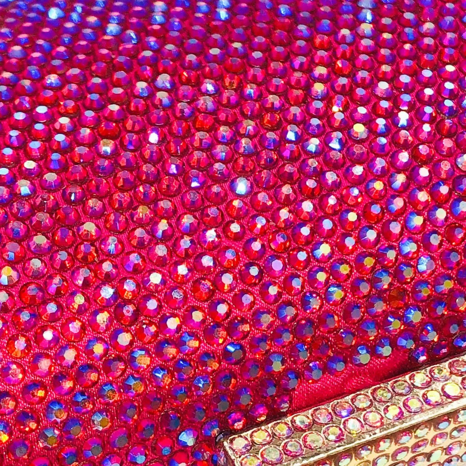Boutique De FGG Long Evening Bags and Clutches for Women Formal Party Rhinestone Handbags Wedding Crystal Clutch Purse,Mini