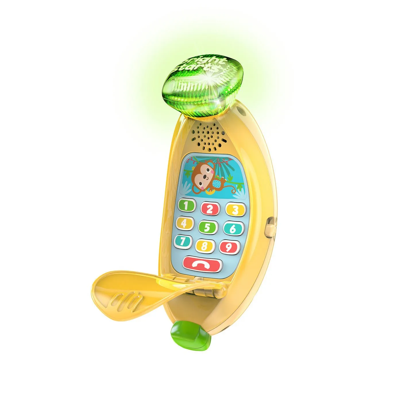 Bright Starts Babbling Banana Ring and Sing Interactive Activity Toy