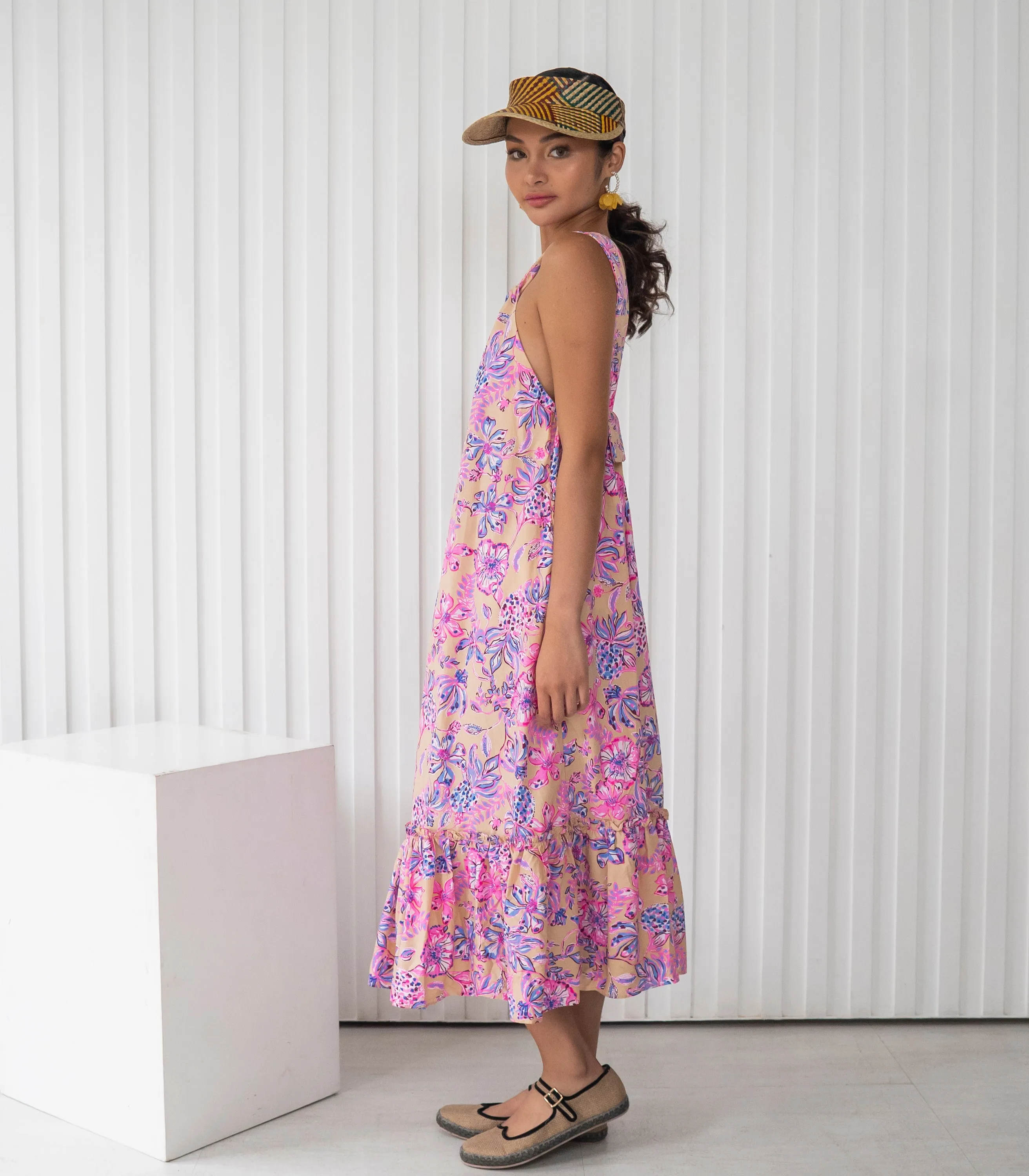 Casita Leiana Dress (Printed Pink)