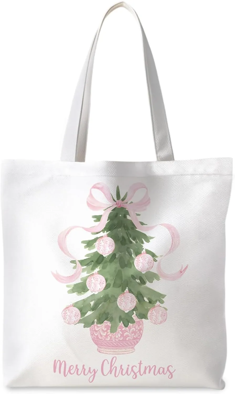 Christmas Tote Bag, Christmas Bags for Women, Womens Gifts for Christmas