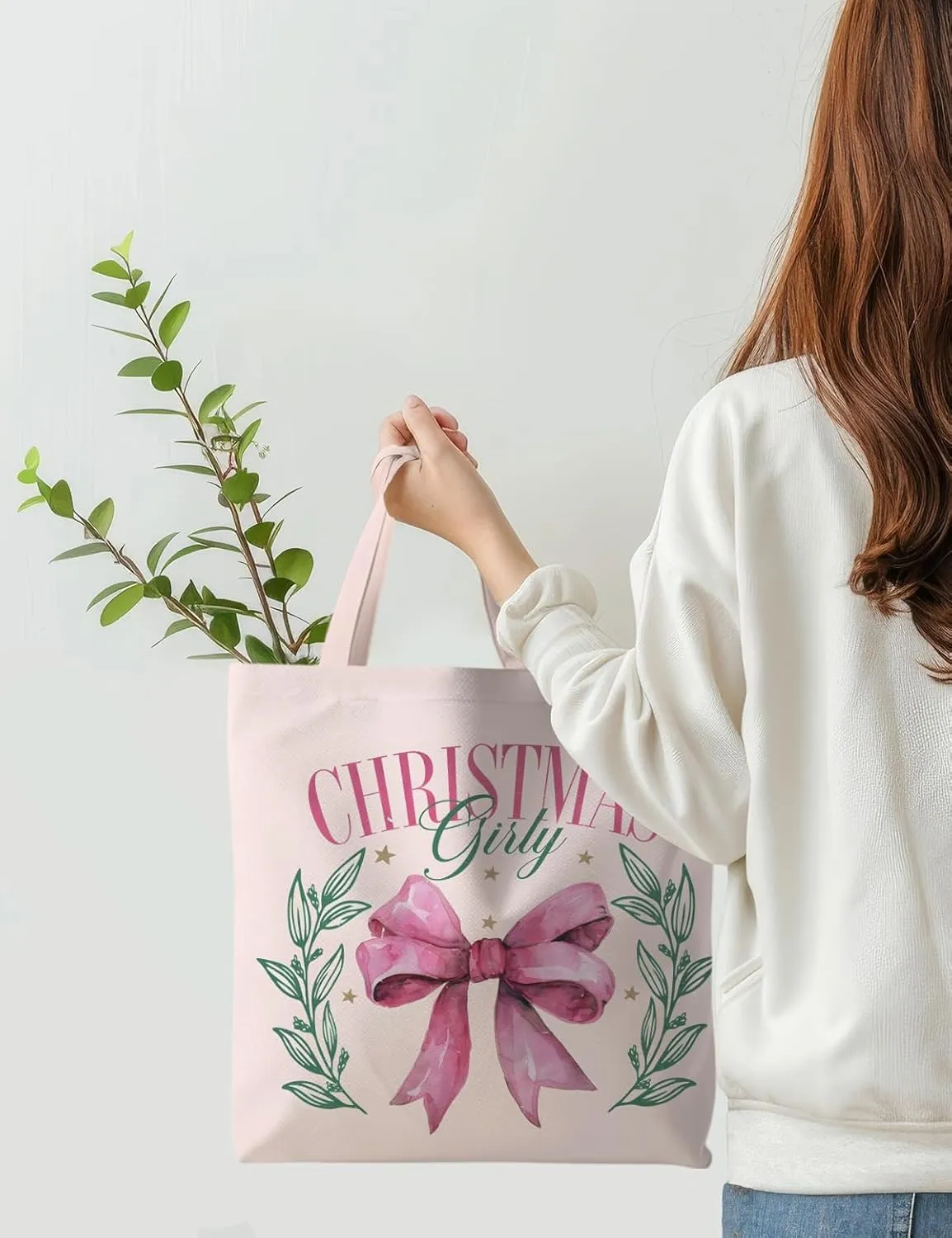 Christmas Tote Bag, Christmas Bags for Women, Womens Gifts for Christmas