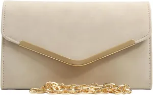 Clutch Purse Evening Bag for WomenEnvelope Handbag With Detachable Chain
