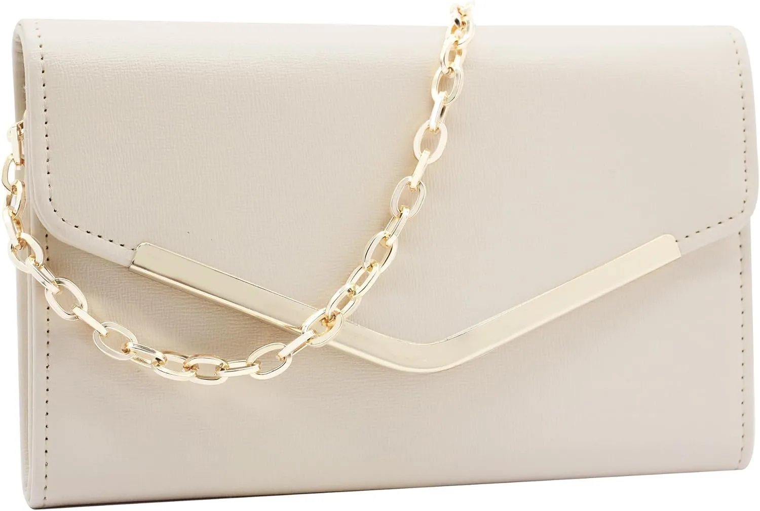 Clutch Purse Evening Bag for WomenEnvelope Handbag With Detachable Chain