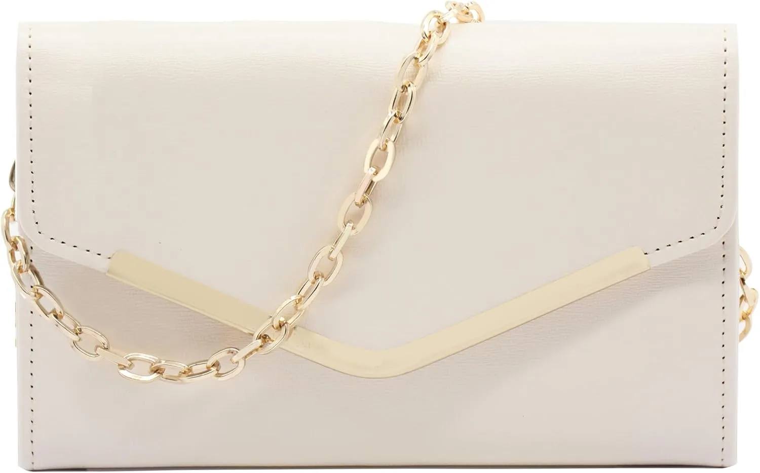 Clutch Purse Evening Bag for WomenEnvelope Handbag With Detachable Chain