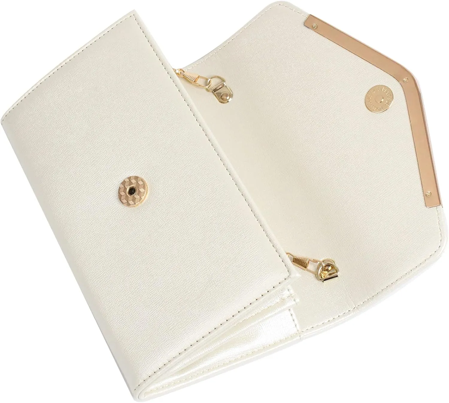 Clutch Purse Evening Bag for WomenEnvelope Handbag With Detachable Chain